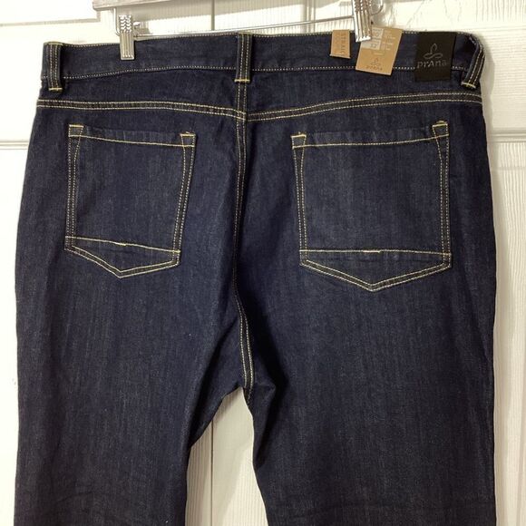 Prana Feener Jeans Denim Straight Fit Organic Men's 40x32 NWT